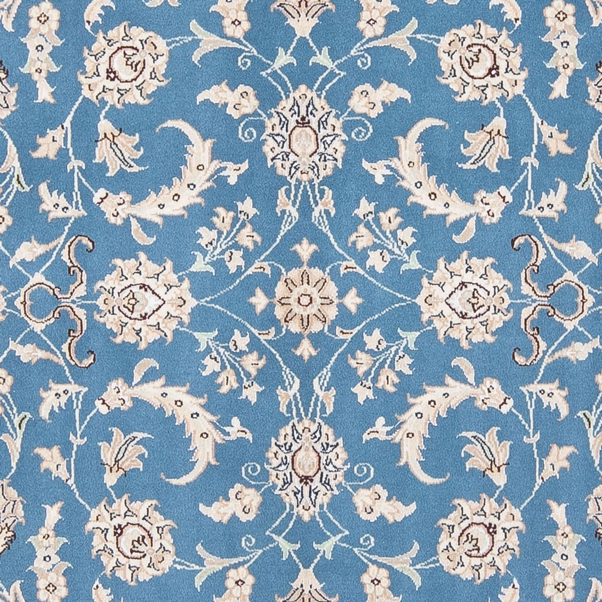 Dywan perski - Nain - Premium - 200 x 148 cm - niebieski