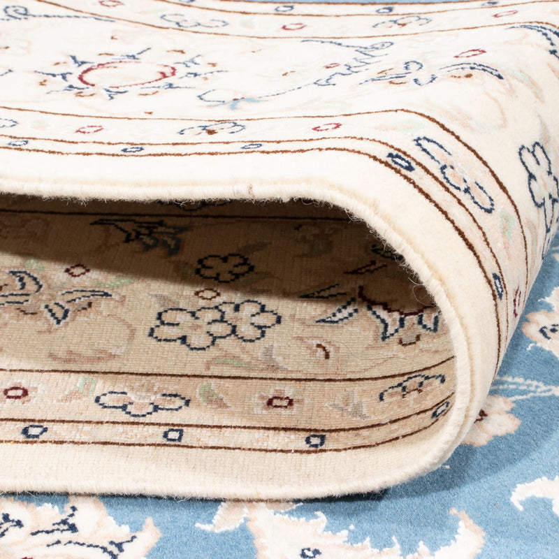 Dywan perski - Nain - Premium - 200 x 148 cm - niebieski