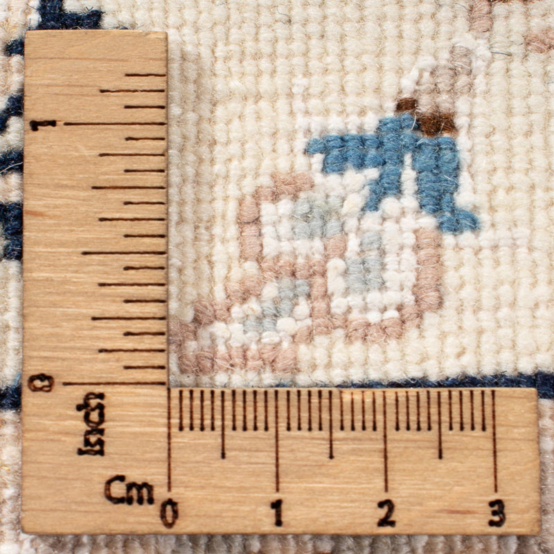 Dywan perski - Nain - Premium - 204 x 150 cm - kremowy