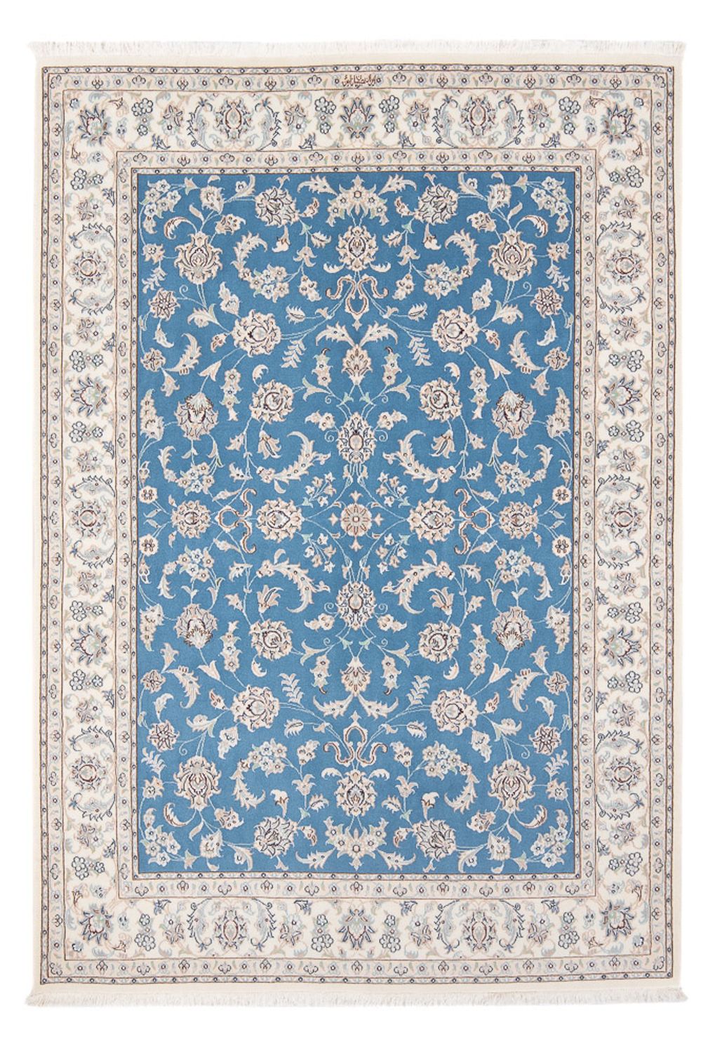 Dywan perski - Nain - Premium - 203 x 150 cm - niebieski