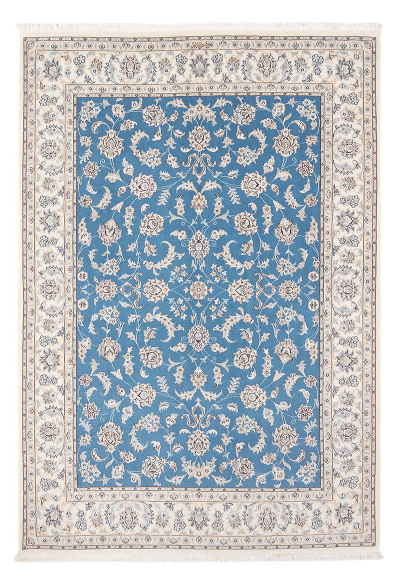Dywan perski - Nain - Premium - 203 x 150 cm - niebieski