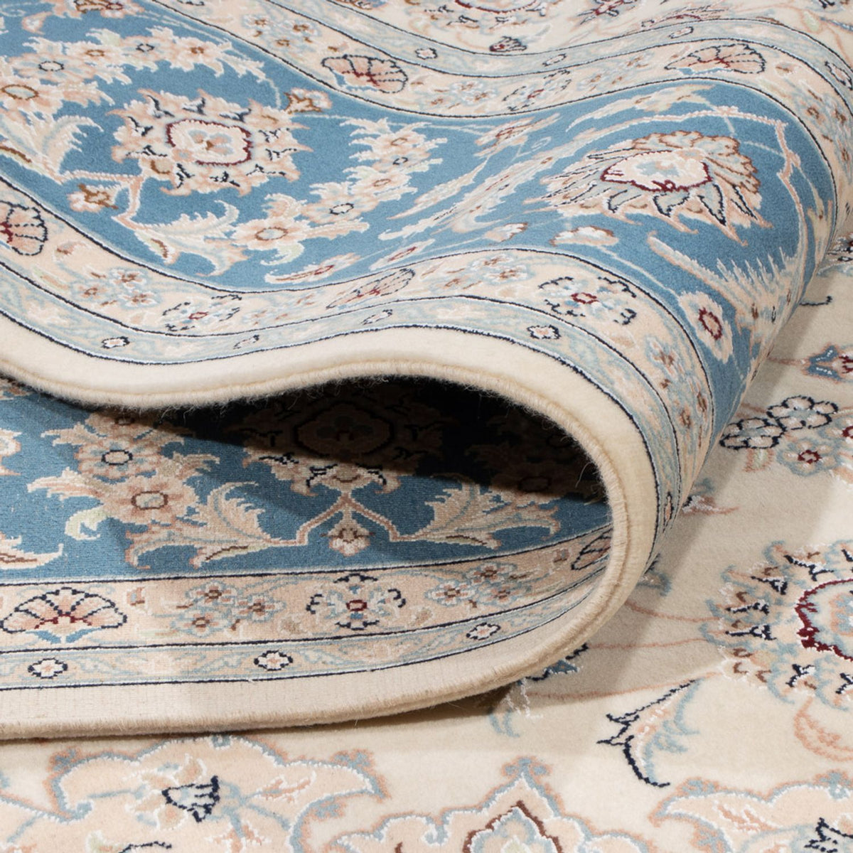 Dywan perski - Nain - 265 x 247 cm - kremowy