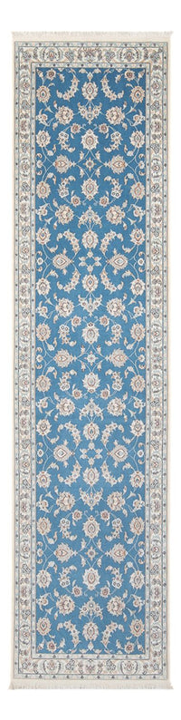 Biegacz Dywan perski - Nain - Premium - 300 x 84 cm - niebieski