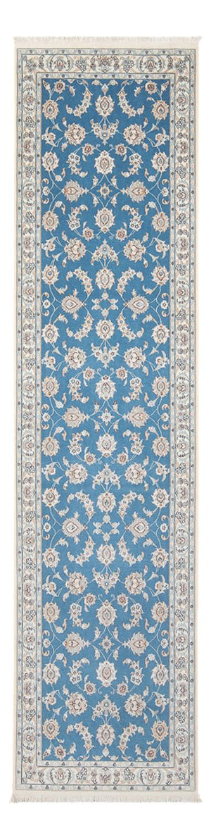 Biegacz Dywan perski - Nain - Premium - 300 x 84 cm - niebieski