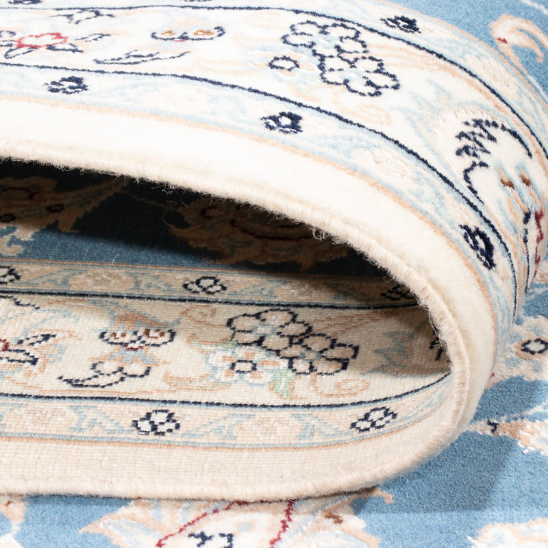 Biegacz Dywan perski - Nain - Premium - 300 x 84 cm - niebieski