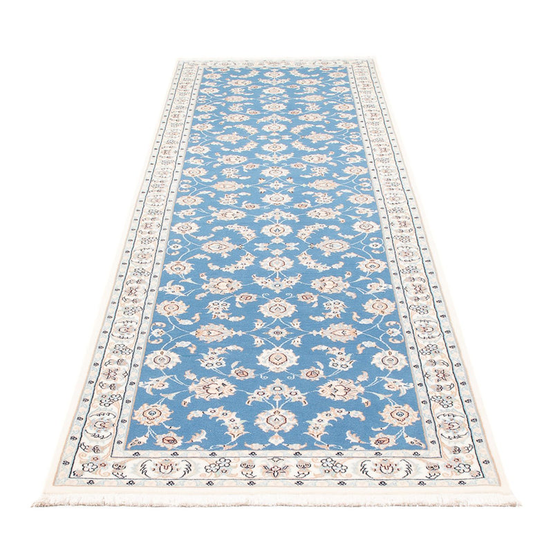 Biegacz Dywan perski - Nain - Premium - 300 x 84 cm - niebieski