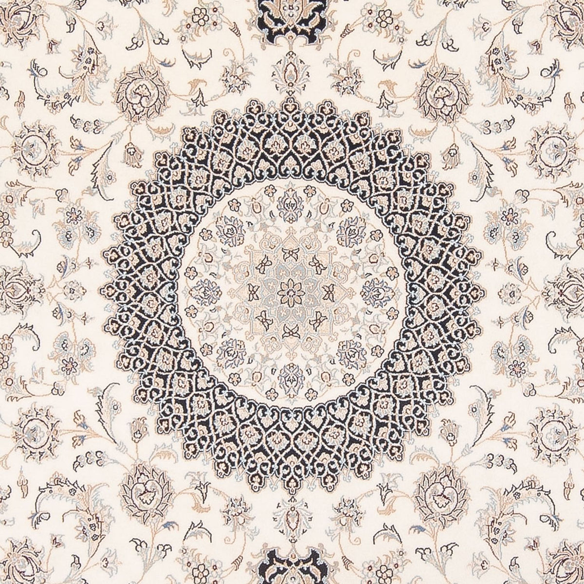 Dywan perski - Nain - Premium - 307 x 252 cm - kremowy