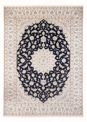 Dywan perski - Nain - Premium - 340 x 246 cm - ciemnoniebieski