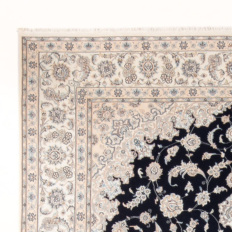 Dywan perski - Nain - Premium - 340 x 246 cm - ciemnoniebieski