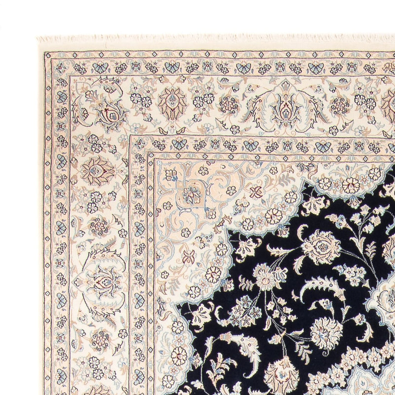 Dywan perski - Nain - 266 x 223 cm - ciemnoniebieski