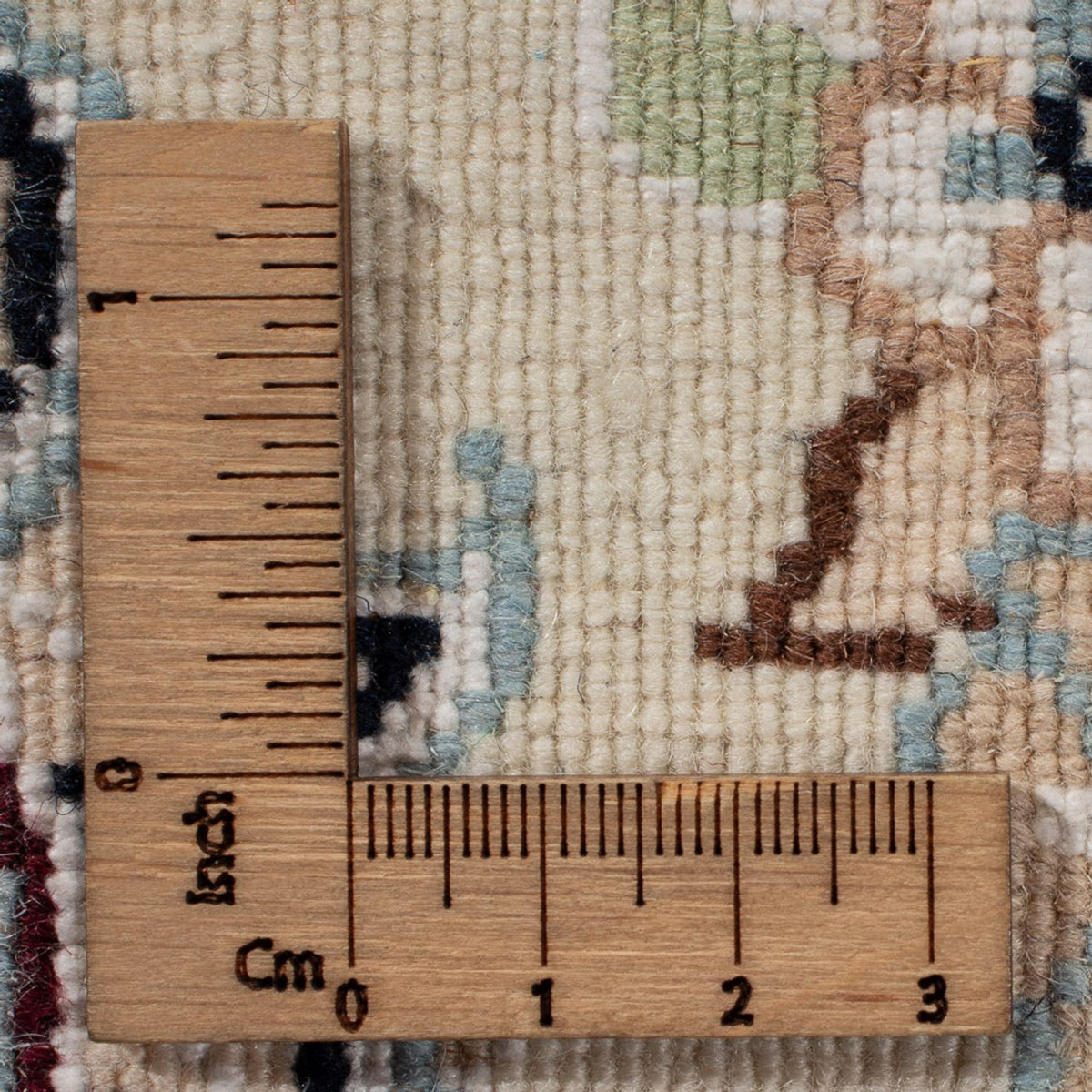 Dywan perski - Nain - 265 x 247 cm - ciemnoniebieski