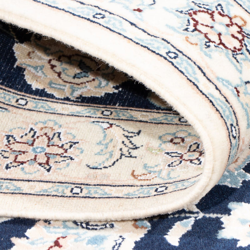 Biegacz Dywan perski - Nain - Premium - 246 x 80 cm - ciemnoniebieski