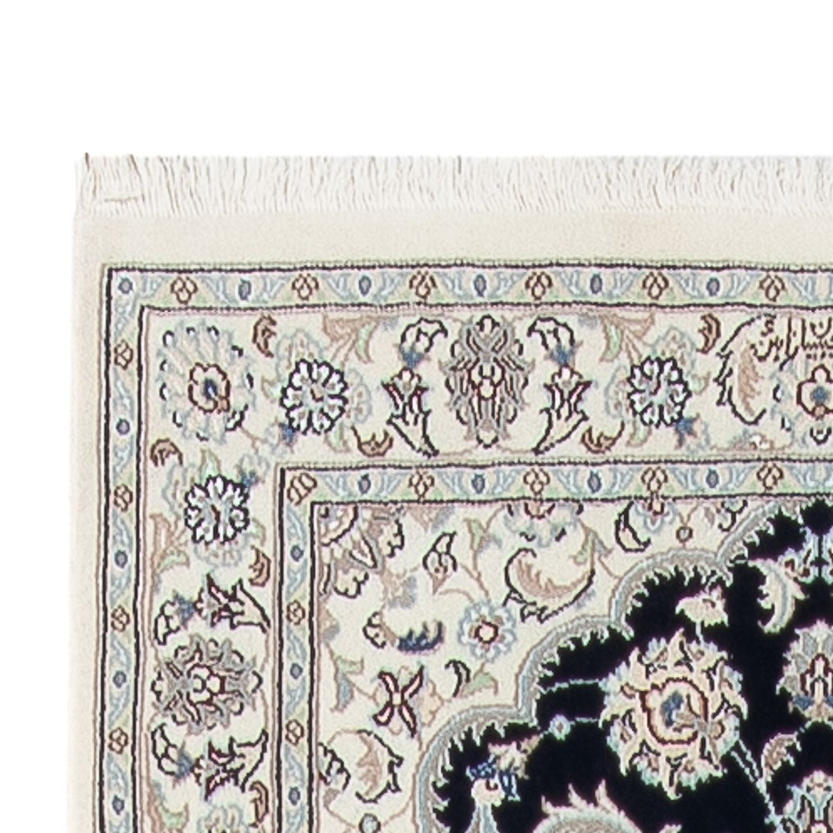 Biegacz Dywan perski - Nain - Premium - 392 x 87 cm - ciemnoniebieski