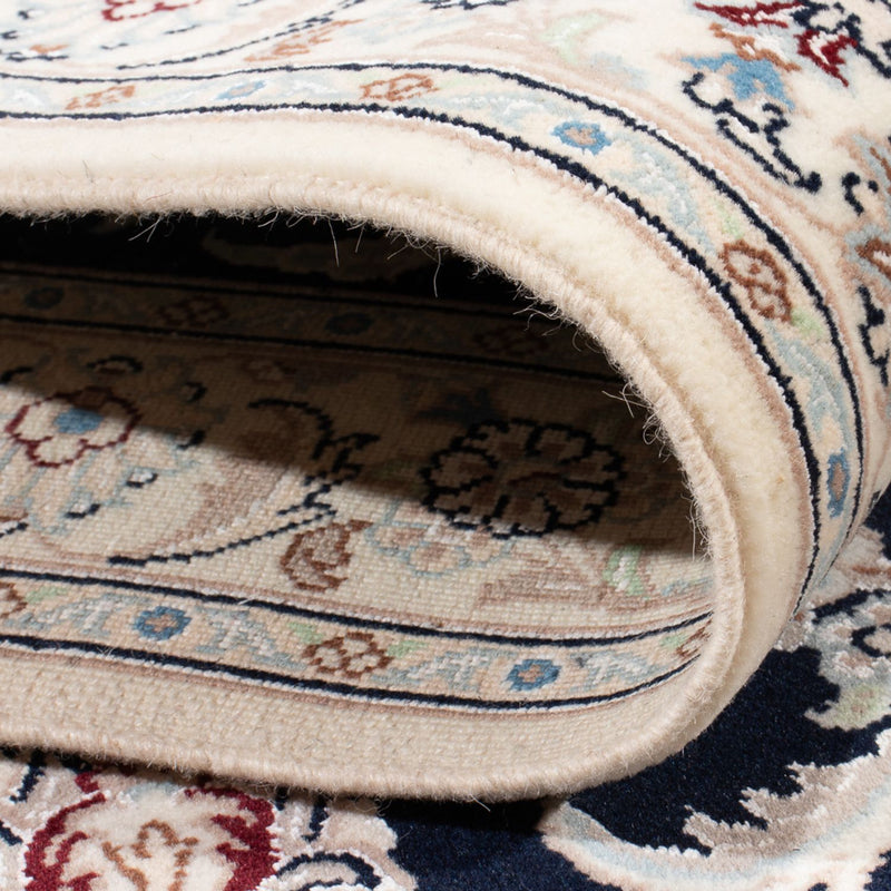 Biegacz Dywan perski - Nain - Premium - 392 x 87 cm - ciemnoniebieski