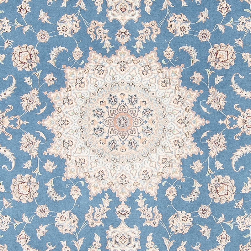Dywan perski - Nain - 263 x 227 cm - niebieski