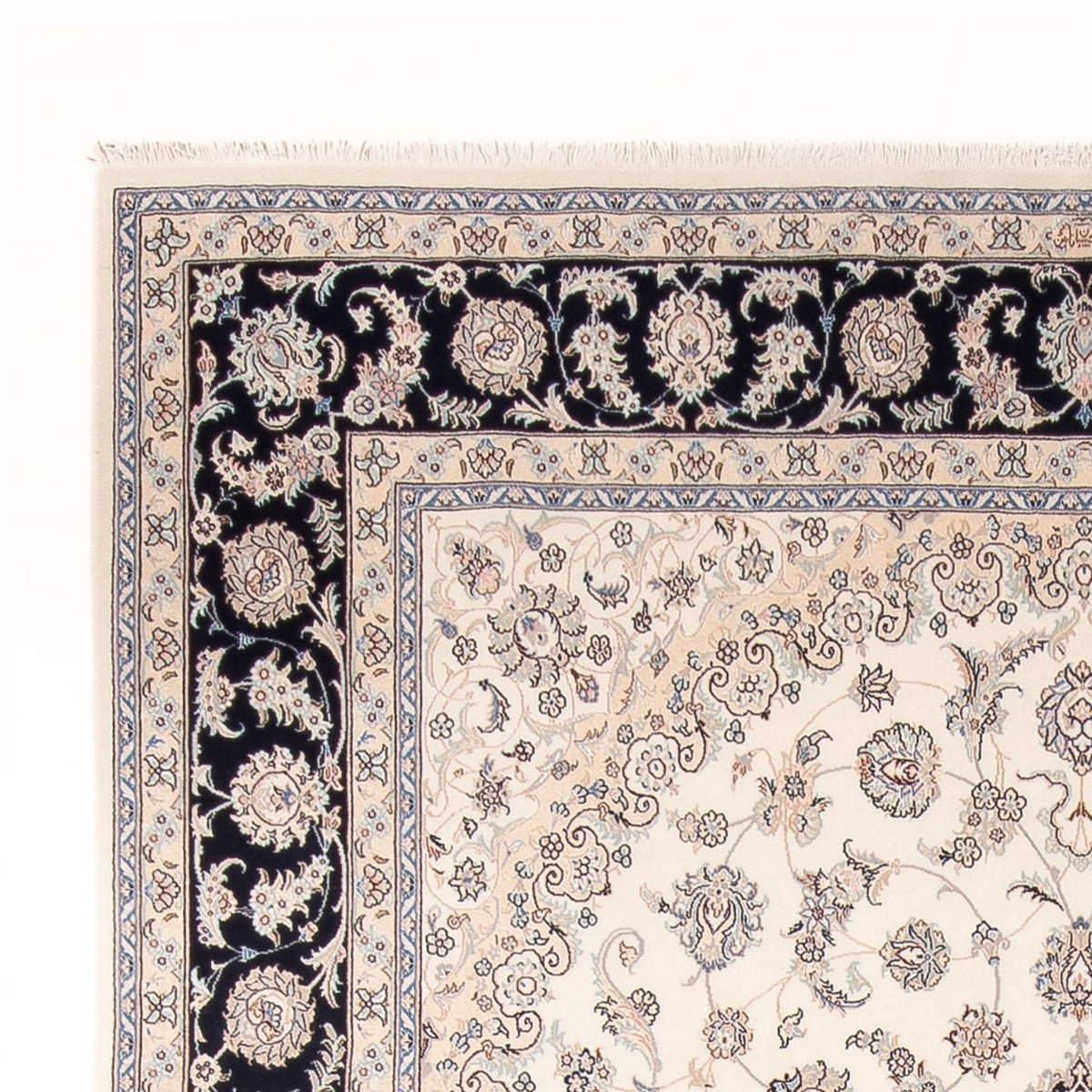 Dywan perski - Nain - Premium - 350 x 251 cm - kremowy