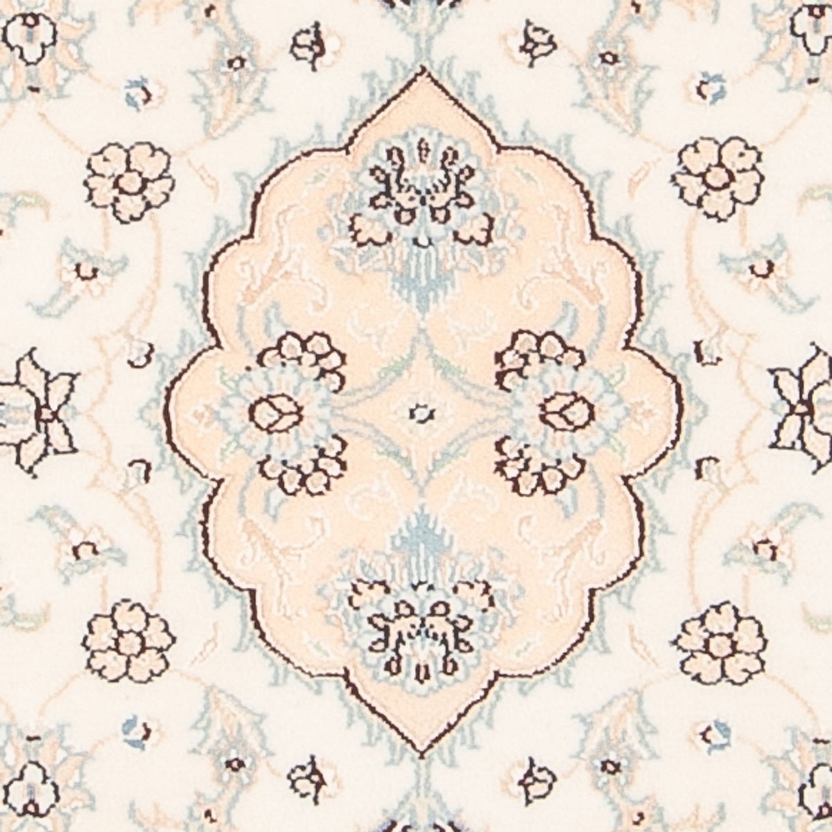 Dywan perski - Nain - 92 x 59 cm - kremowy