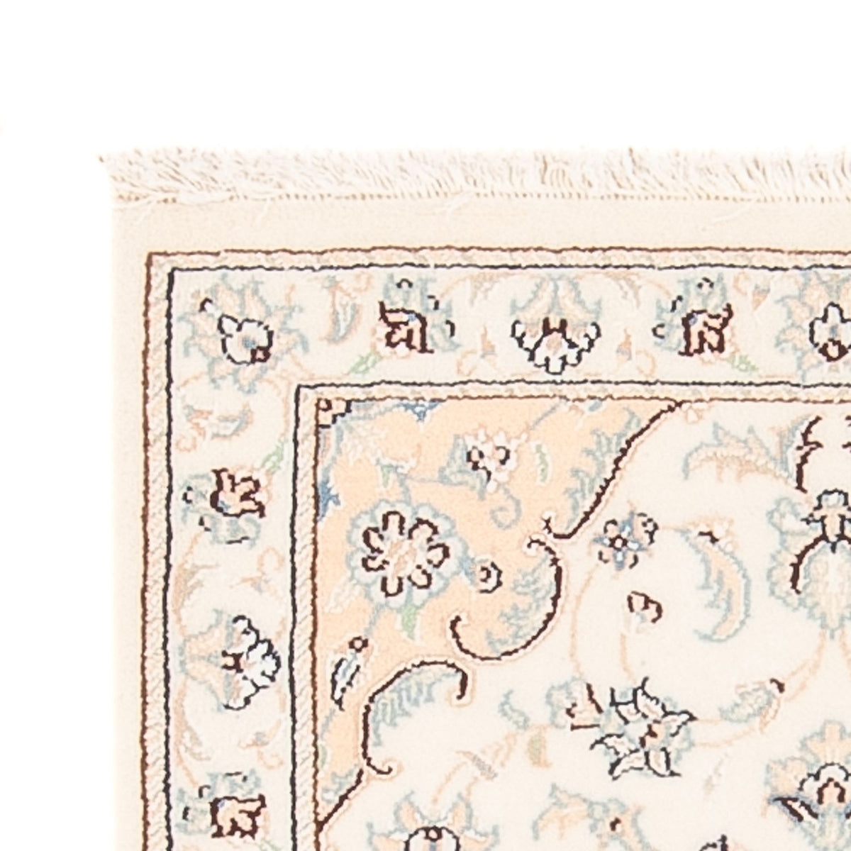 Dywan perski - Nain - 92 x 59 cm - kremowy