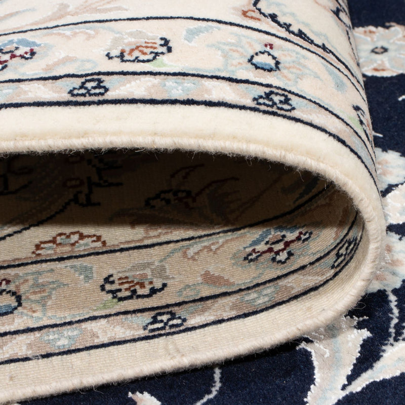 Dywan perski - Nain - Premium - 297 x 198 cm - ciemnoniebieski