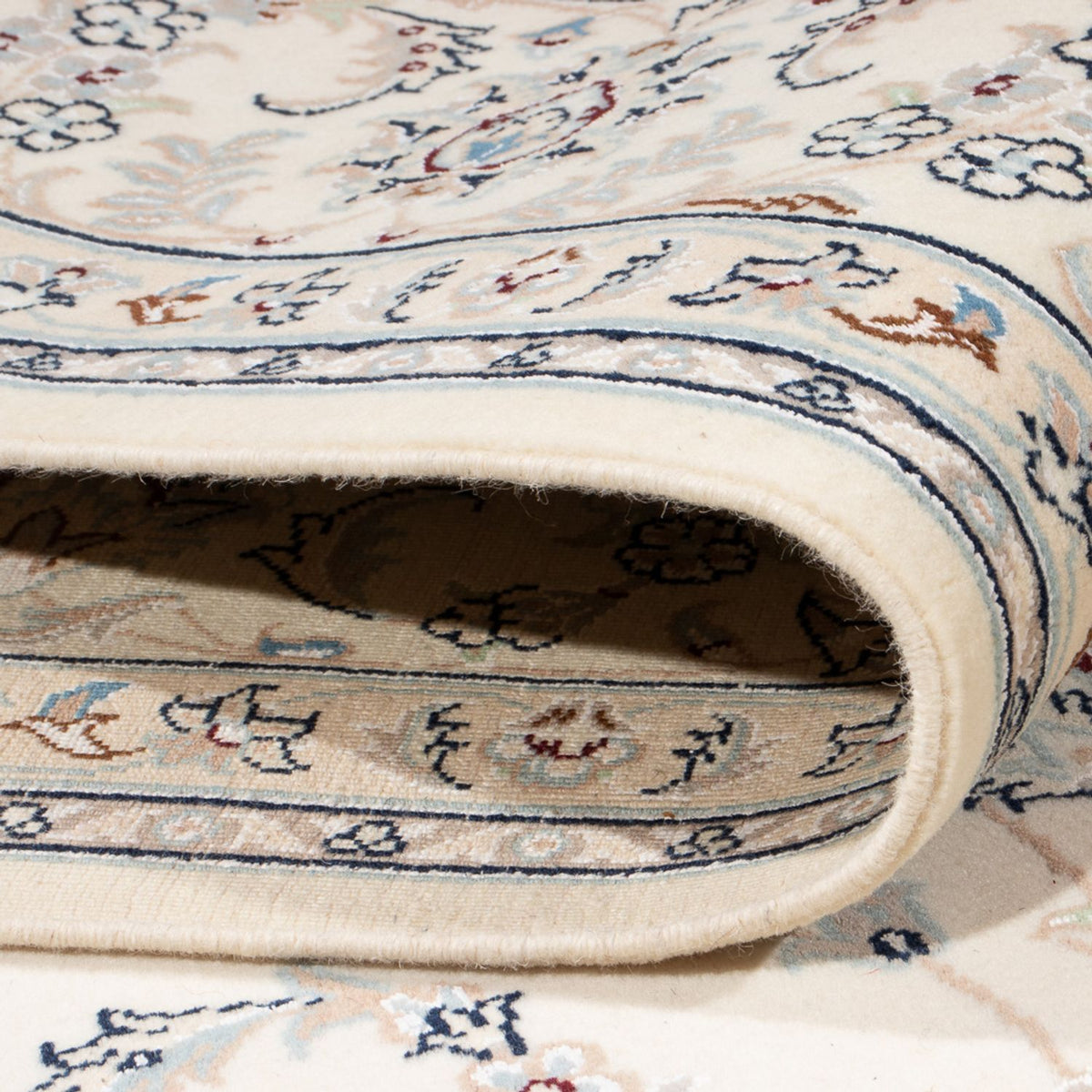 Dywan perski - Nain - Premium - 292 x 198 cm - kremowy