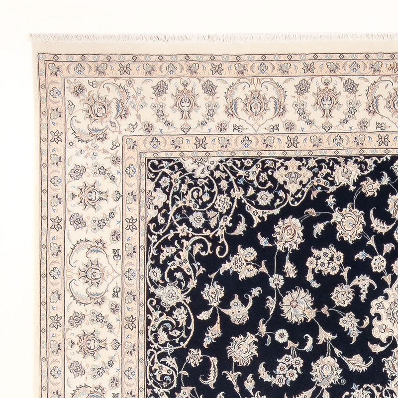 Dywan perski - Nain - Premium - 305 x 248 cm - ciemnoniebieski