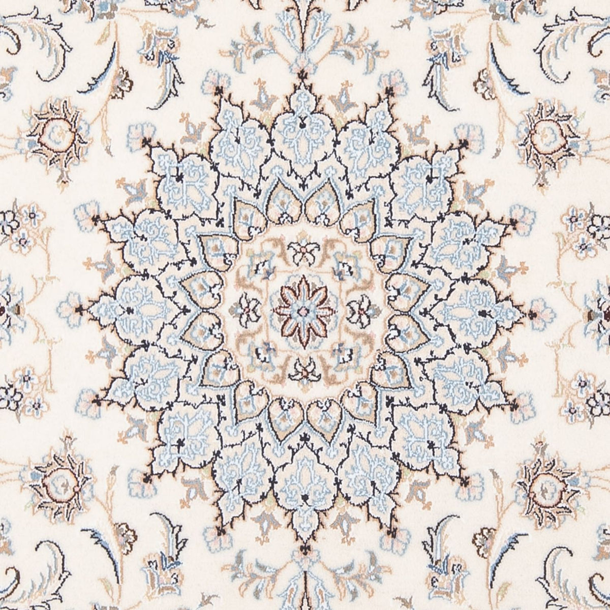 Dywan perski - Nain - Premium - 205 x 149 cm - kremowy