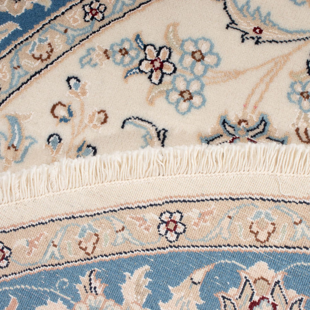 Dywan perski - Nain - Premium okrągły  - 149 x 149 cm - kremowy