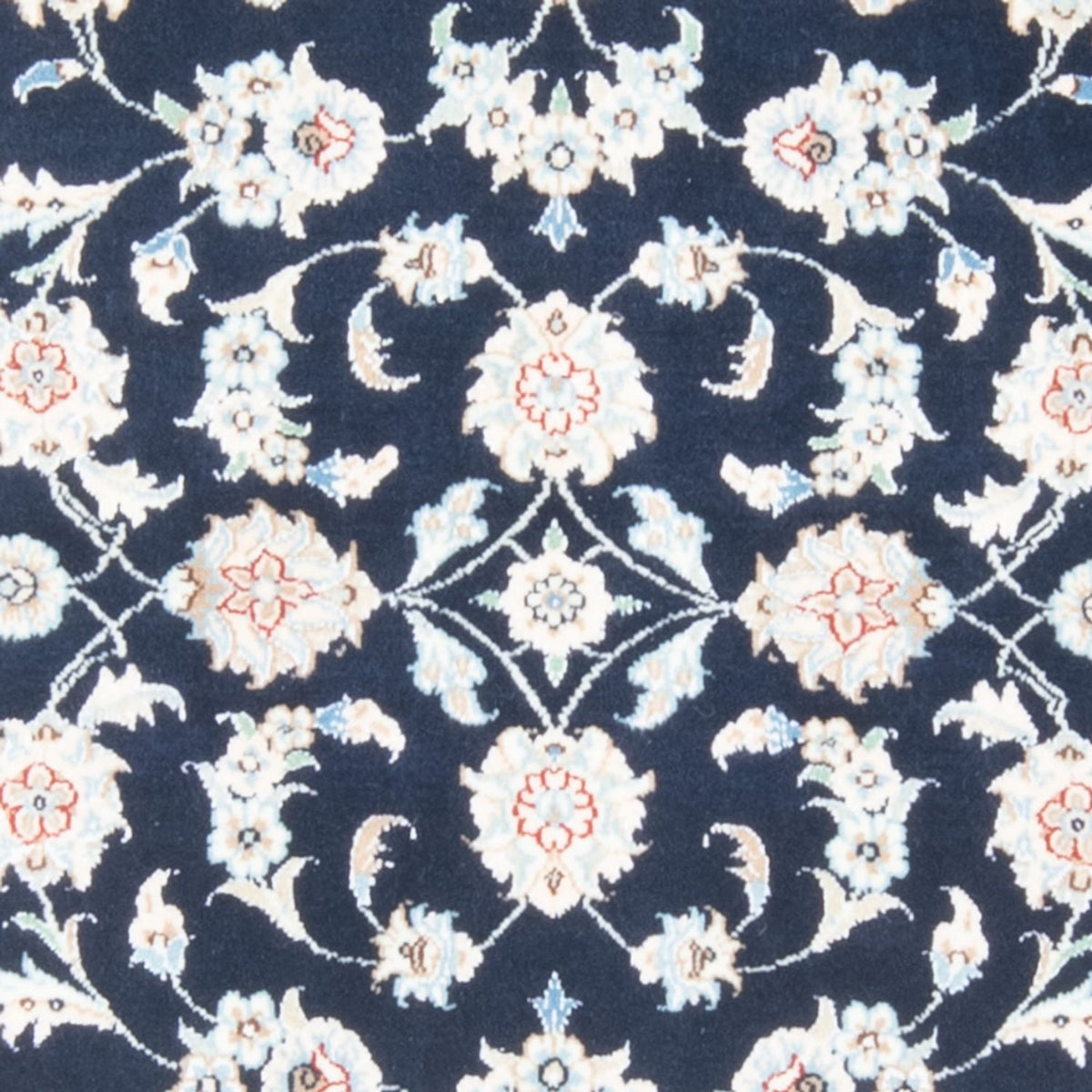 Biegacz Dywan perski - Nain - Królewski - 203 x 80 cm - ciemnoniebieski