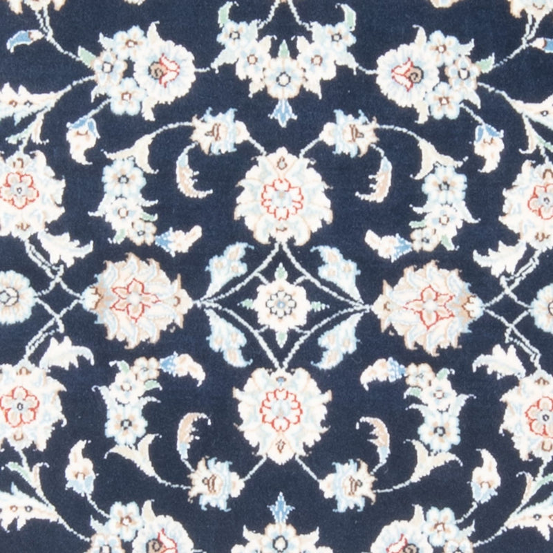 Biegacz Dywan perski - Nain - Królewski - 203 x 80 cm - ciemnoniebieski