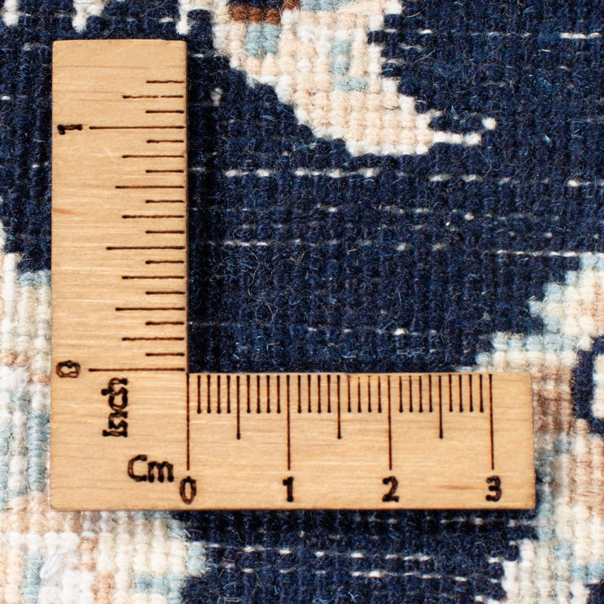 Biegacz Dywan perski - Nain - Królewski - 203 x 80 cm - ciemnoniebieski