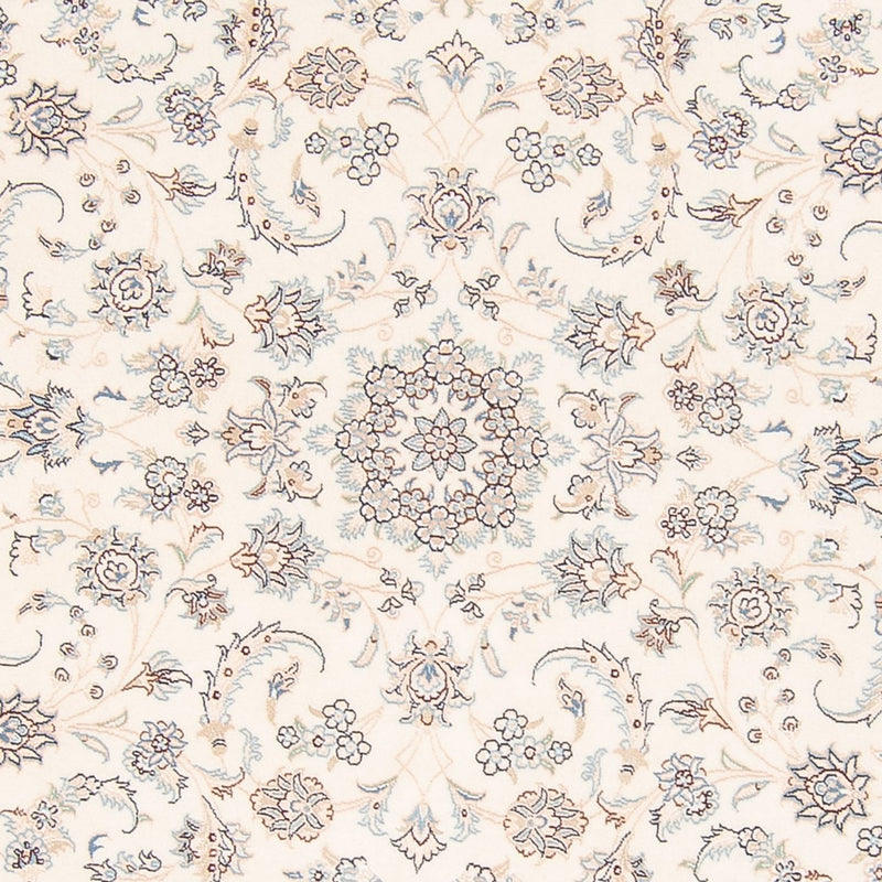 Dywan perski - Nain okrągły  - 200 x 200 cm - kremowy