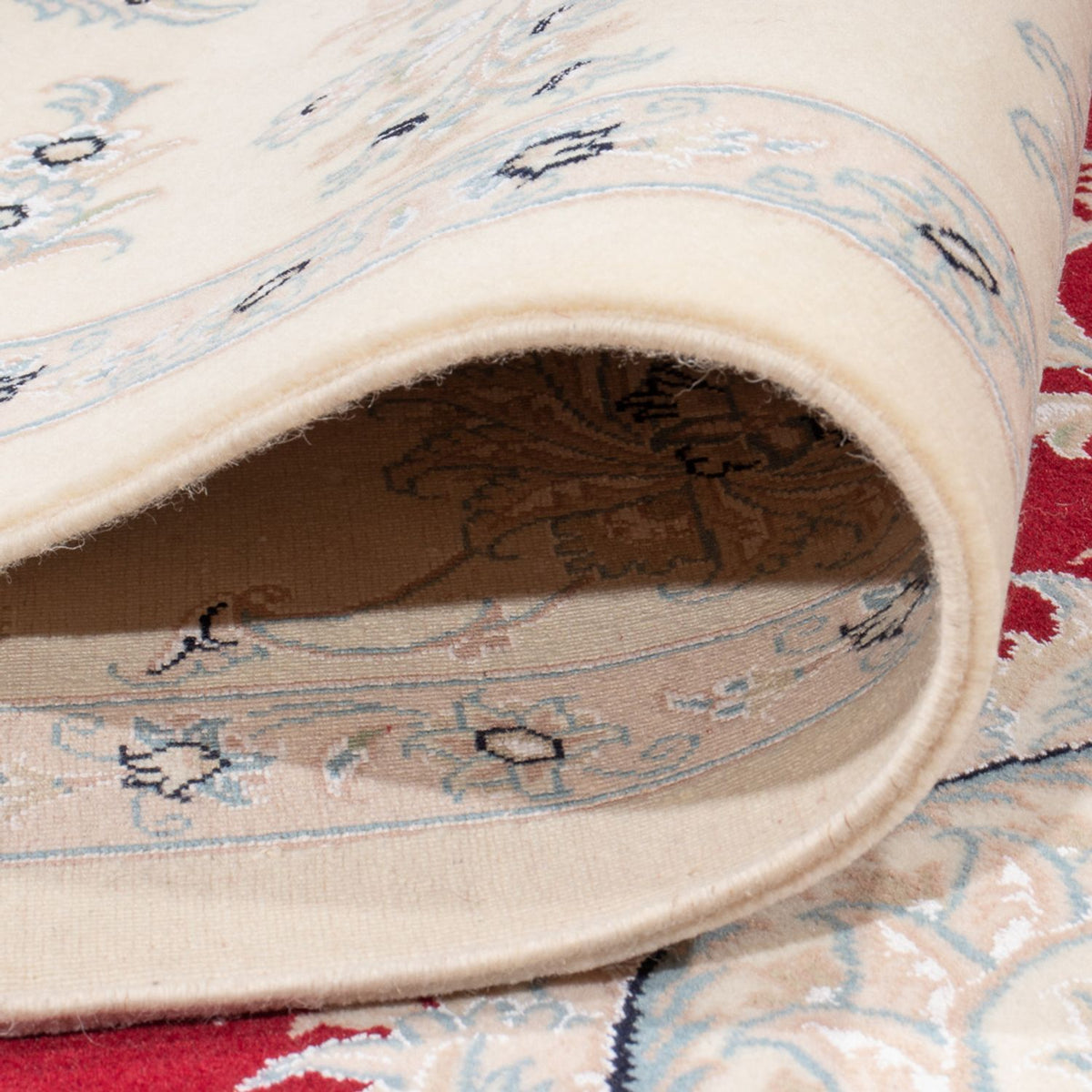 Dywan perski - Nain - Premium - 291 x 247 cm - czerwony