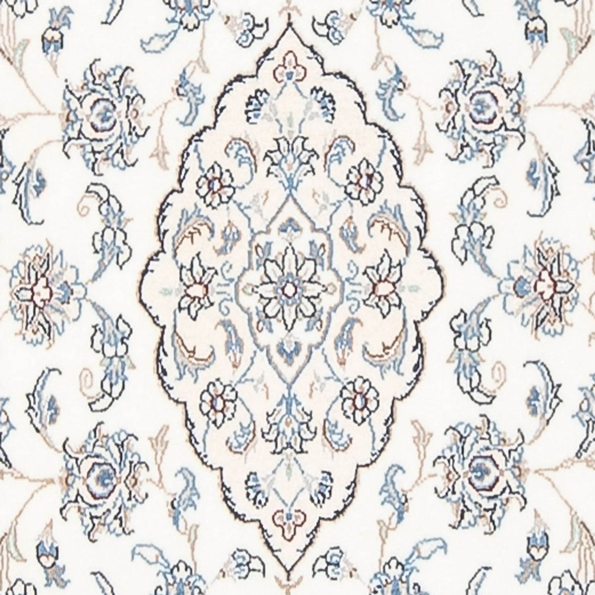 Biegacz Dywan perski - Nain - Premium - 340 x 84 cm - kremowy