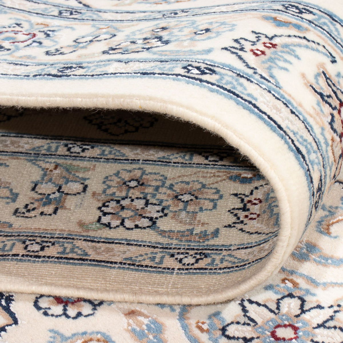 Biegacz Dywan perski - Nain - Premium - 340 x 84 cm - kremowy