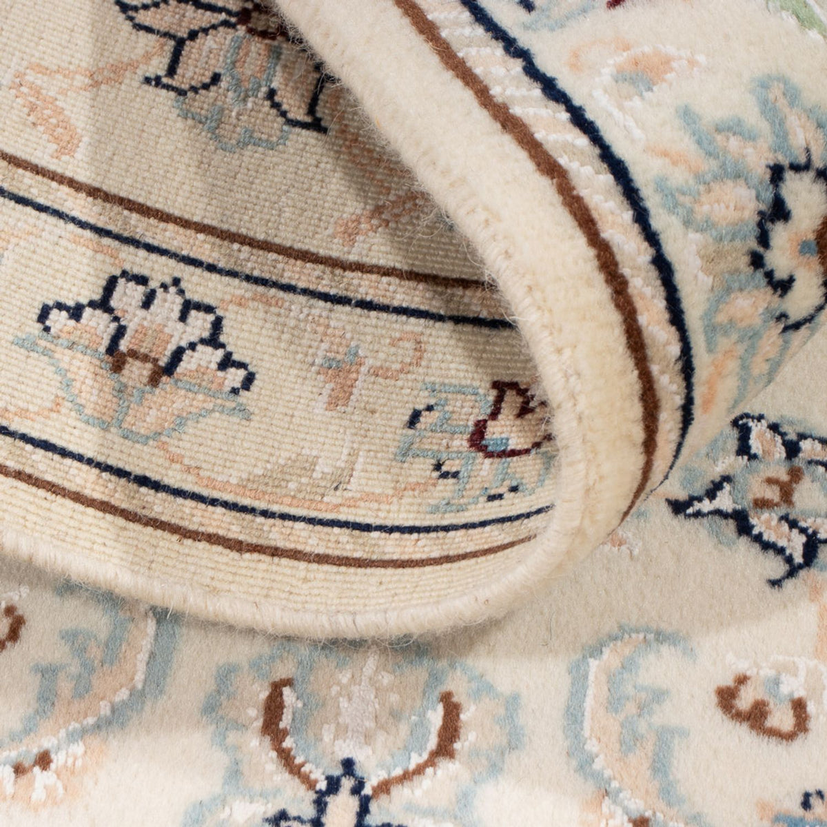 Dywan perski - Nain - 91 x 60 cm - beżowy