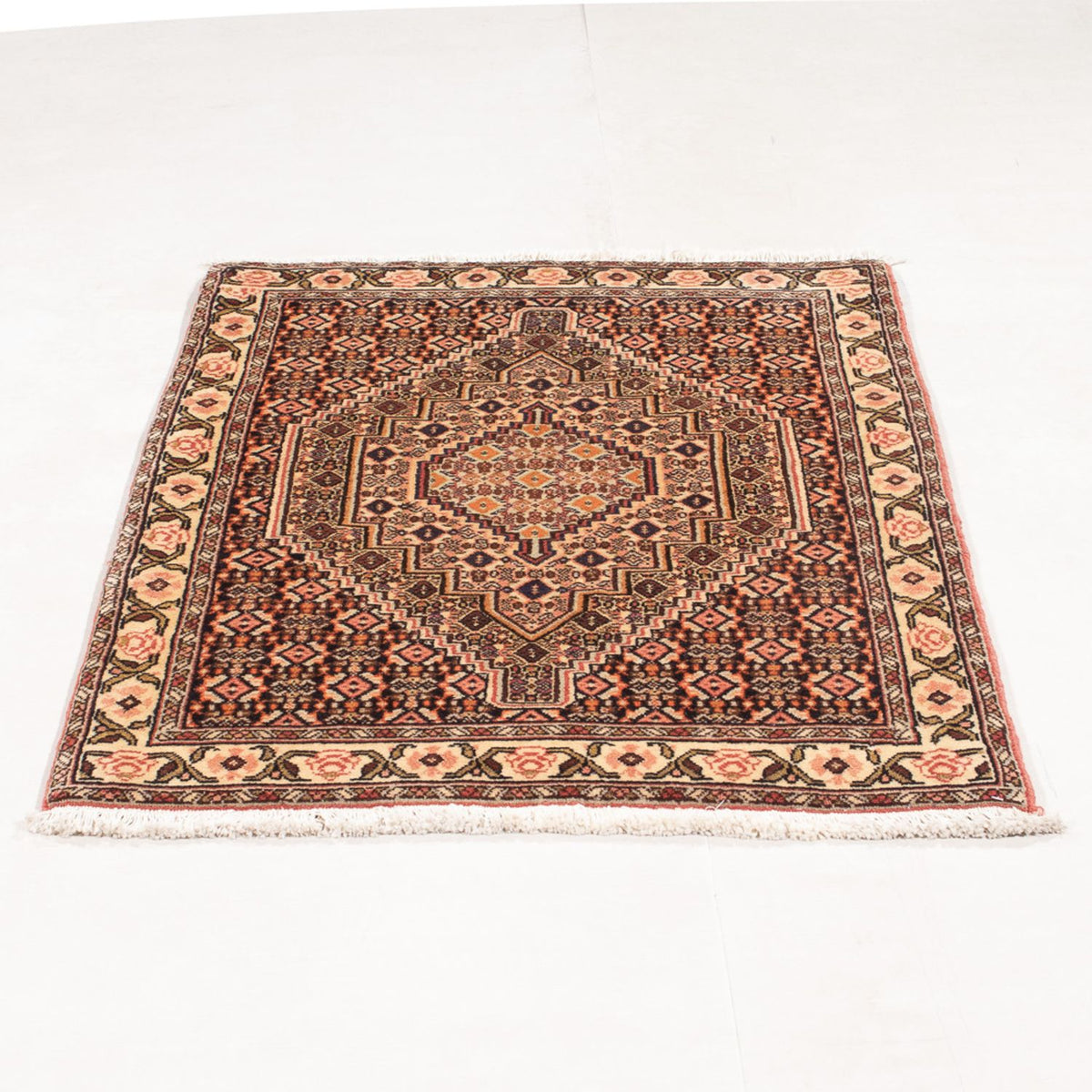 Dywan perski - Klasyczny - 104 x 75 cm - ciemnoniebieski