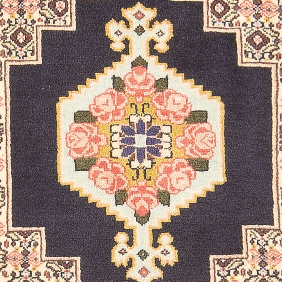 Dywan perski - Klasyczny - 105 x 78 cm - ciemnoniebieski