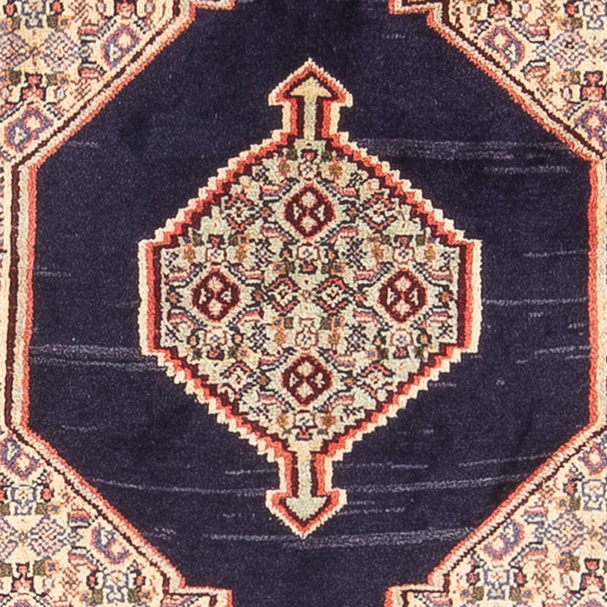 Dywan perski - Klasyczny - 103 x 74 cm - ciemnoniebieski