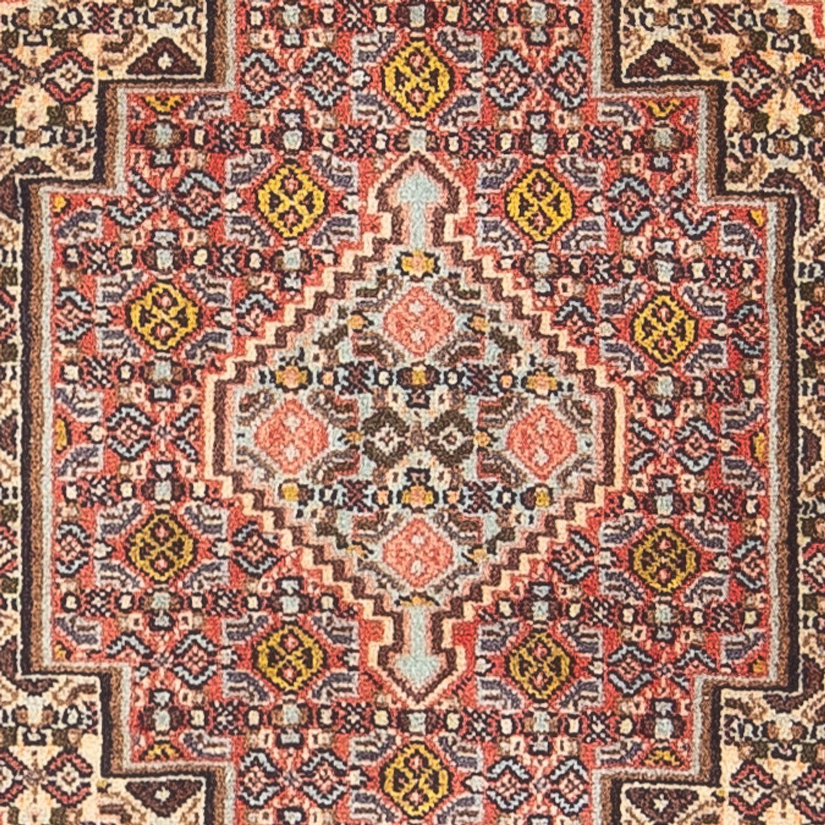 Dywan perski - Klasyczny - 102 x 73 cm - wielokolorowy