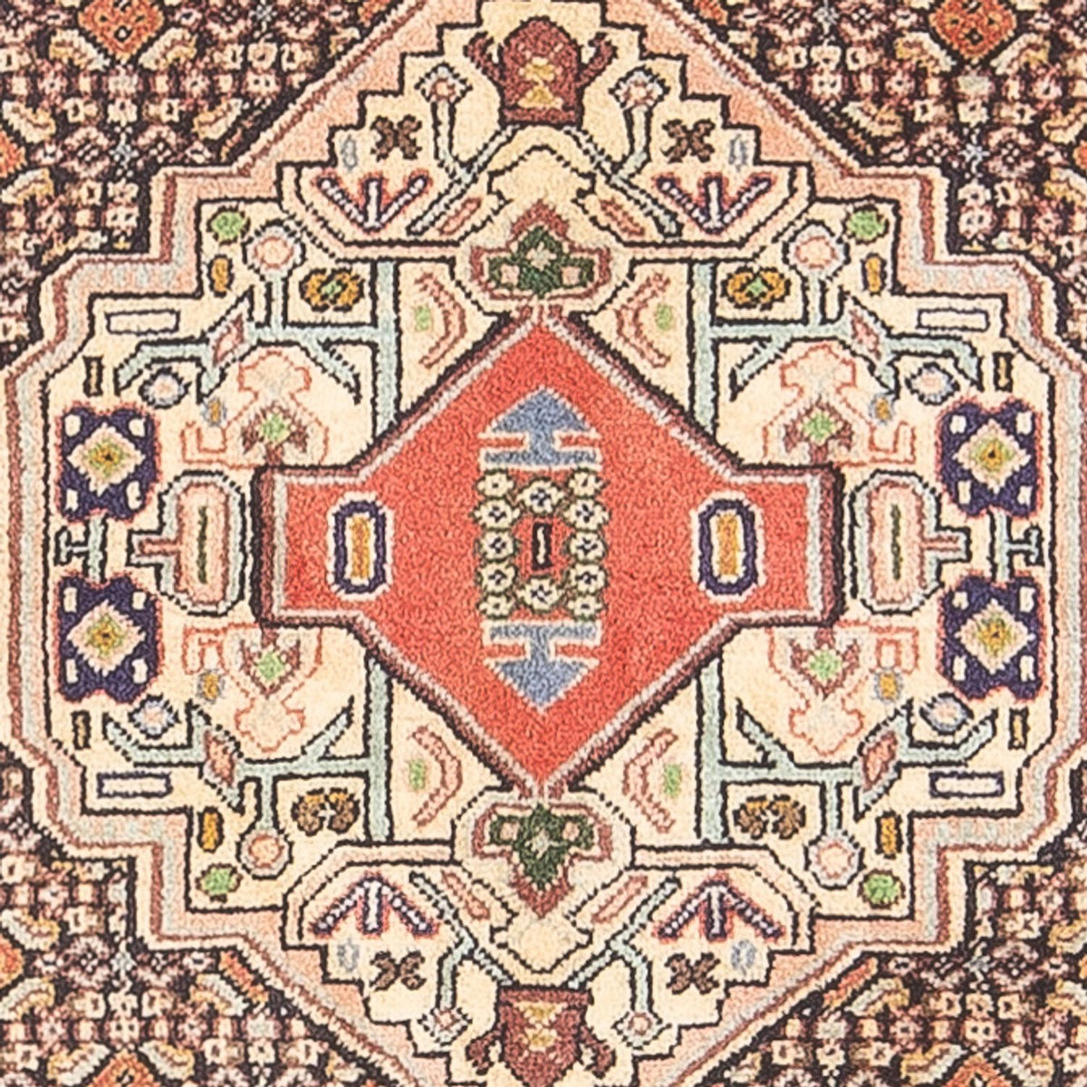 Dywan perski - Klasyczny - 103 x 72 cm - wielokolorowy