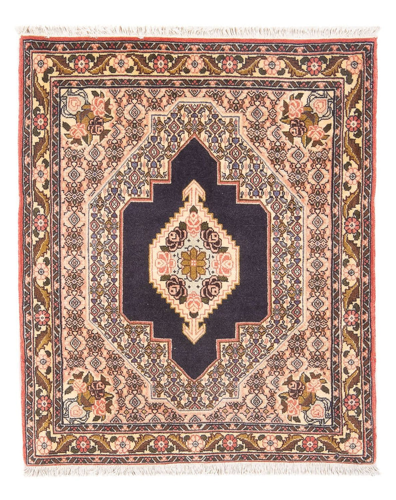 Dywan perski - Klasyczny - 100 x 75 cm - ciemnoniebieski