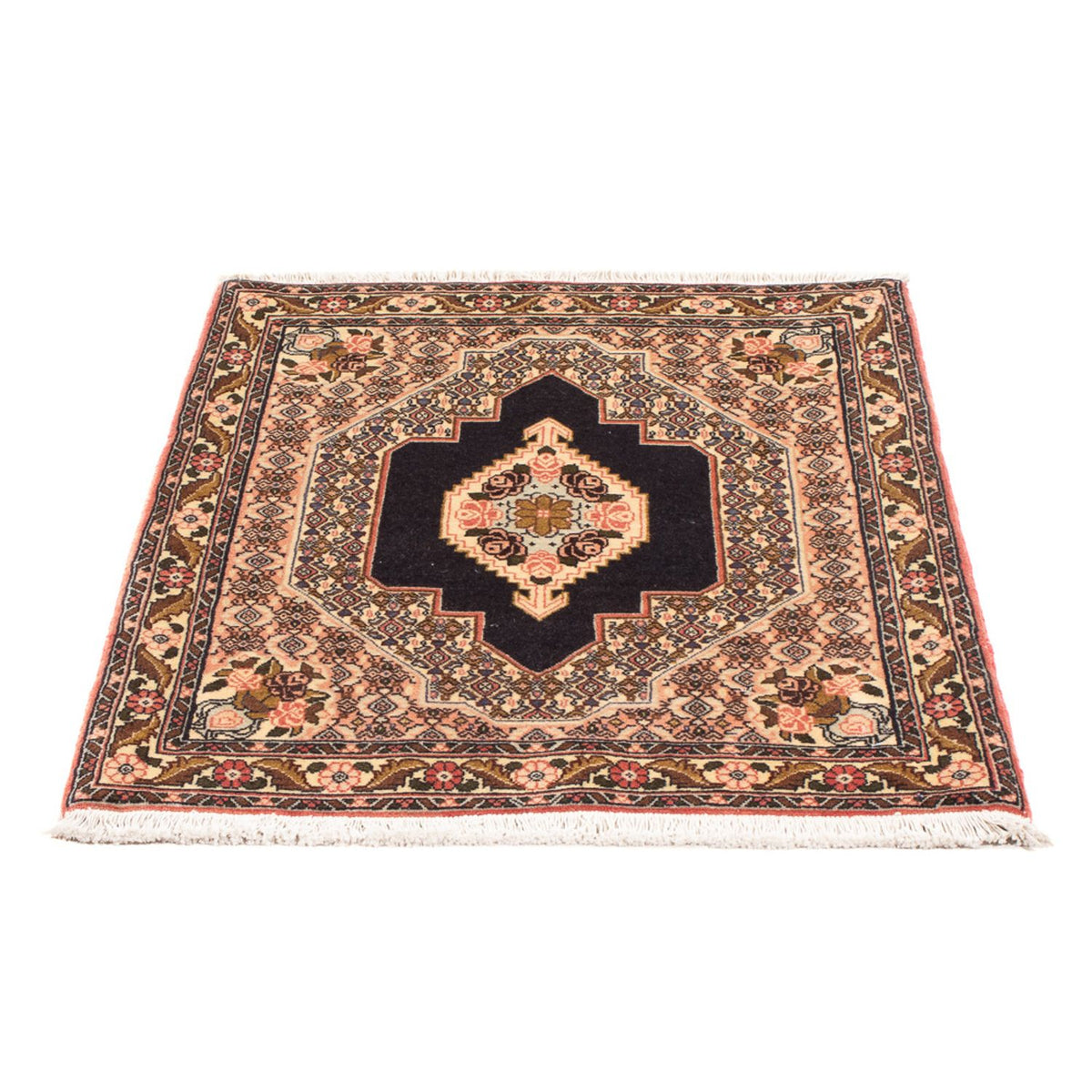 Dywan perski - Klasyczny - 100 x 75 cm - ciemnoniebieski