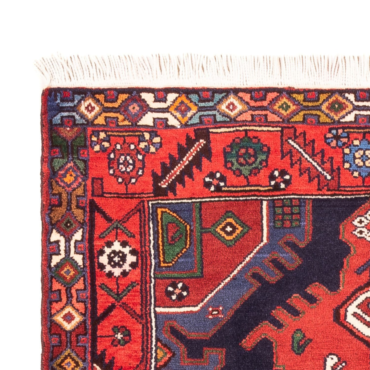 Perski dywan - Nomadyczny - 149 x 103 cm - ciemnoniebieski