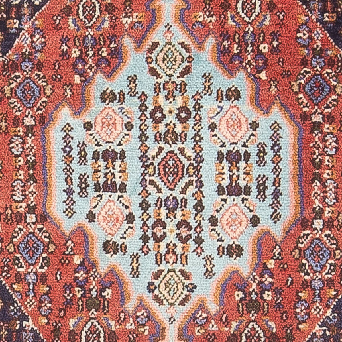 Dywan perski - Klasyczny - 96 x 70 cm - ciemnoniebieski