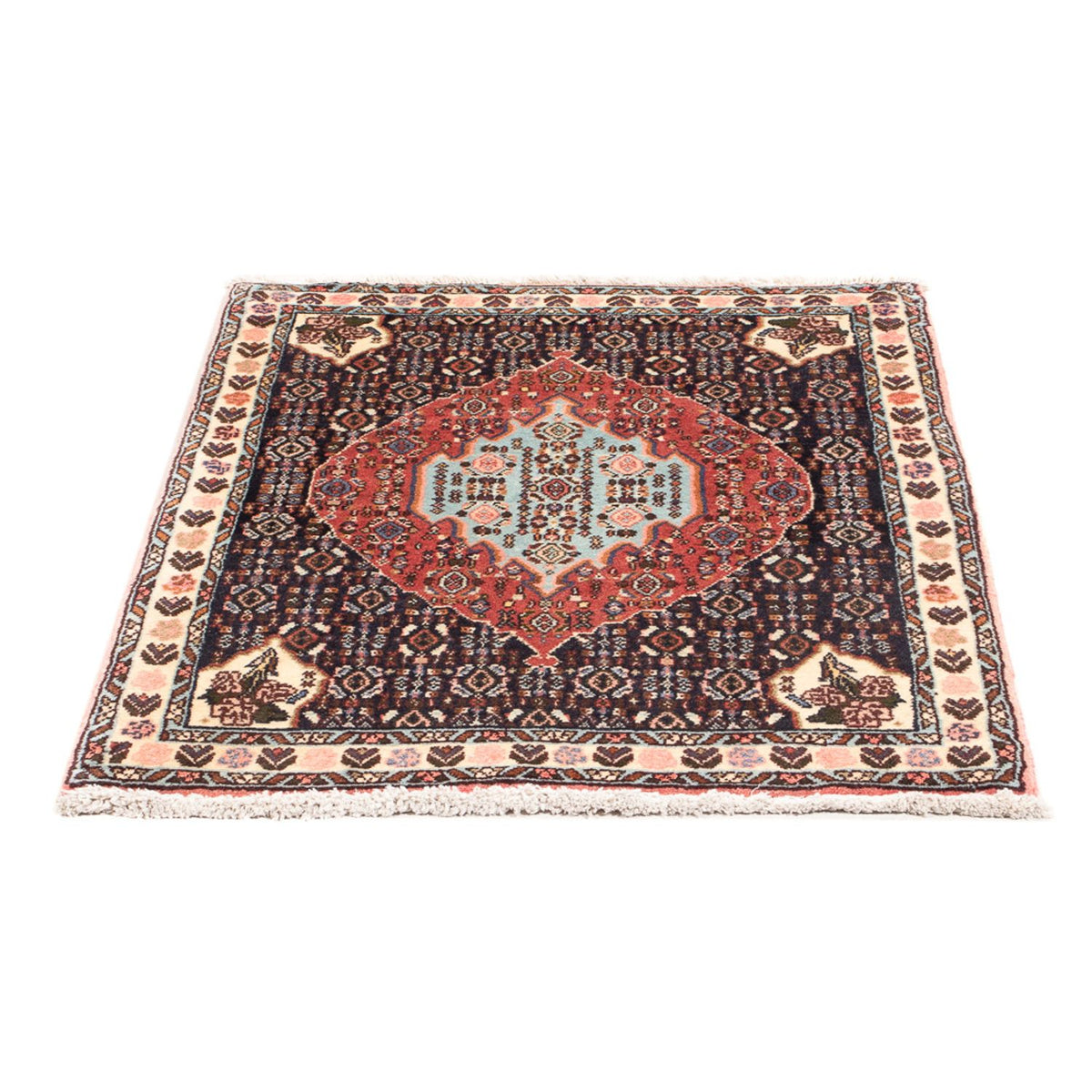 Dywan perski - Klasyczny - 96 x 70 cm - ciemnoniebieski