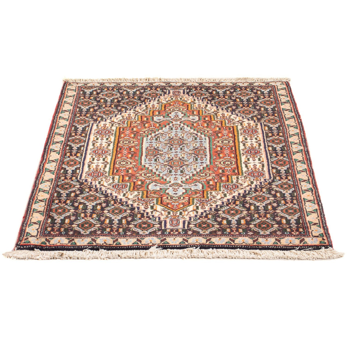 Dywan perski - Klasyczny - 100 x 73 cm - ciemnoniebieski