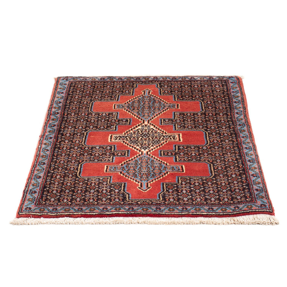 Dywan perski - Klasyczny - 103 x 75 cm - ciemnoniebieski