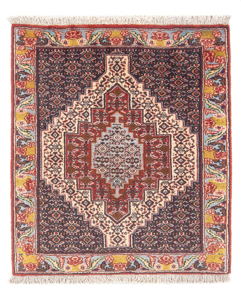 Dywan perski - Klasyczny - 96 x 76 cm - ciemnoniebieski