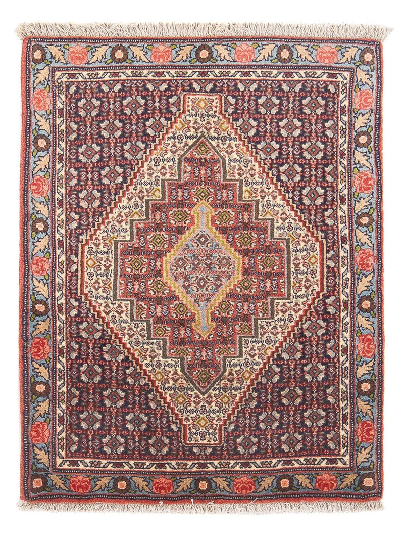 Dywan perski - Klasyczny - 106 x 76 cm - ciemnoniebieski