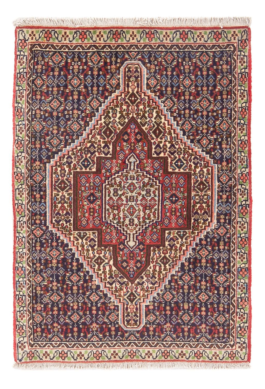 Dywan perski - Klasyczny - 105 x 74 cm - ciemnoniebieski